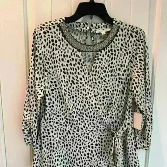 Perceptions Tops - Black and White Tunic‎ top by Perceptions